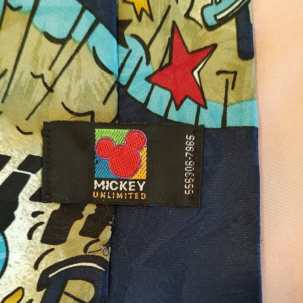 Mickey Mouse POW CLOCK Tie Circa 1990s